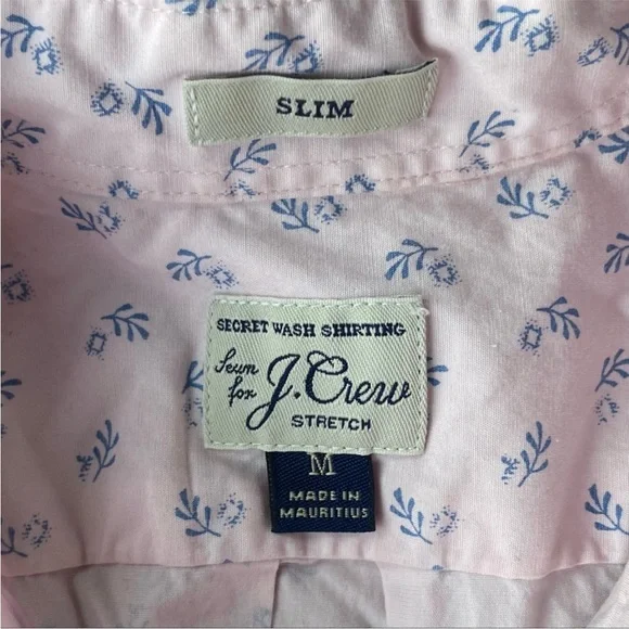 J. Crew Stretch Secret Wash Shirt in Tossed Branch - Picture 4 of 8